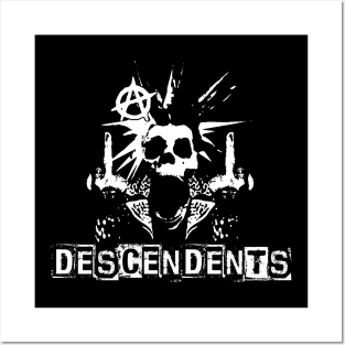 descen skeleton punk Posters and Art